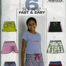 BUTTERICK 4439 SIX FAST & EASY BOTTOMS 12-16