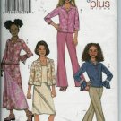 BUTTERICK 3788 GIRLS TOP, SKIRT & PANTS 7-14