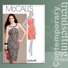 McCALL'S 5874 CUT-TO-FIT MISSES FITTED LINED DRESS