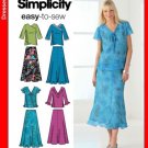 SIMPLICITY 4221 EASY TO SEW TOPS & SKIRTS 20W-28W