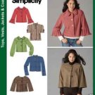 SIMPLICITY 3627 FASHIION TRENDS MISSES JACKETS 14-22