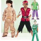 McCALL'S 4163 BOYS DRESS UP COSTUMES 3-8