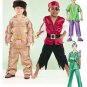 McCALL'S 4163 BOYS DRESS UP COSTUMES 3-8
