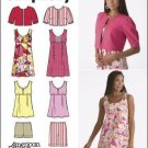 SIMPLICITY 2939 IN K DESIGNS DRESS, SHORTS, JACKET, TOP