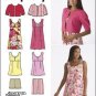 SIMPLICITY 2939 IN K DESIGNS DRESS, SHORTS, JACKET, TOP