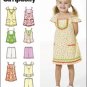 SIMPLICITY 2908 GIRLS DRESS, TOP & SHORTS 3-8