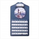 Lighthouse Wall Clock & Calender Item #: 33773