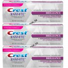 3X Crest 3D White Brilliance Mesmerizing Mint Teeth Whitening Toothpaste 116g