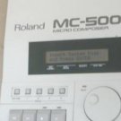 Roland MC-500 Sequencer MIDI Recorder Micro Composer MC500