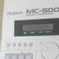 Roland MC-500 Sequencer MIDI Recorder Micro Composer MC500