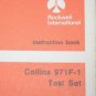 Rockwell Collins 971F-1 Test Set Instruction  manual book