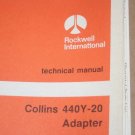 Rockwell Collins 440Y-20 Adapter Technical manual