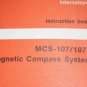 Rockwell Collins MCS-107/107V Magnetic Compass System Instruction/Repair manual