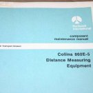 Rockwell Collins 860E-5 DME Component maintenance manual 523-0768230-341113