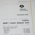 Rockwell Collins 899P Radio Adapter unit Instruction manual