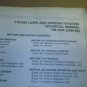 JD John Deere 316/330 Garden Tractor Technical Manual