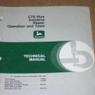 JD John Deere CTS Rice Combine Repair Technical Manual
