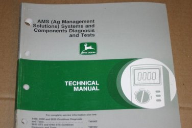 JD John Deere AMS Systems Technical Service Manual