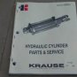 Krause Hydraulic Cylinder Parts Catalog/Service manual