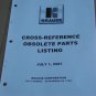 Krause Cross-Reference Obsolete Parts list Catalog