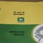 JD John Deere 34 40 Spreader Operators Manual