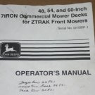 JD John Deere 7iron Ztrak Mower Operators Manual