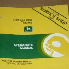 JD John Deere 2150 2255 Tractor Operators Manual
