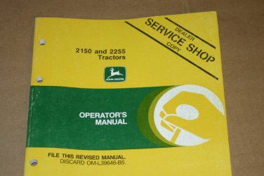JD John Deere 2150 2255 Tractor Operators Manual