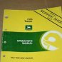 JD John Deere 2155 Tractor Operators Manual