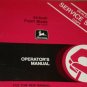 JD John Deere 820A Rear Tine Tiller Operators Manual