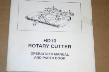 Kodiak Landpride HD10 Rotary Cutter Operators Manual