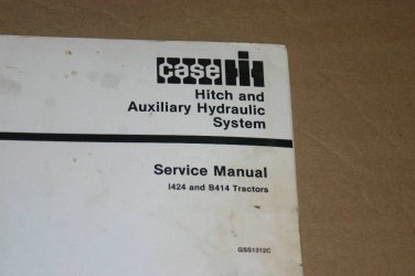 Case CNH Hitch & Aux. Hydraulic Service Manual
