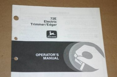 JD John Deere 72E Trimmer Edger Operators Manual