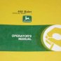 JD John Deere 468 Baler Operators Manual 943001-Up