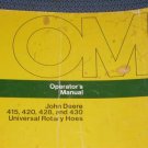 JD John Deere 415 420 428 Rotary Hoe Operator Manual