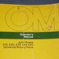 JD John Deere 415 420 428 Rotary Hoe Operator Manual