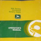 JD John Deere 400 Universal Rotary Hoe Operators Manual
