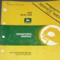 JD John Deere 500 Grain Cart Operators Users Manual
