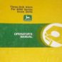 JD John Deere 8000 Grain 3-Drill Hitch Operators Manual