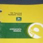 JD John Deere 750 Two Hydraulic Hitch Operators Manual