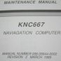 Bendix King KNC667 Digital Nav Computer Maintenance Manual KNC-667 006-05644