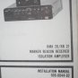 Bendix King KMA20 / KR21 MB Receiver Marker Beacon Isolation Amplifier Manual