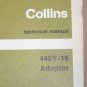 Rockwell Collins 440Y-16 Adapter Technical Manual Book