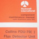 Rockwell FDU-70 Flux Detector Unit Maintenance manual Book