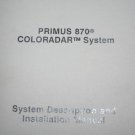 Sperry Primus 870 coloradar Installation manual Spex Honeywell A09-3946-01