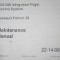 Honeywell/Sperry SPZ-500 Flight Control System Dassault Falcon 20 Maint. Manual