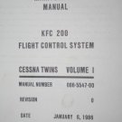 Bendix King KFC-200 Flight Control System STC Maintenance manual Cessna Twins 1