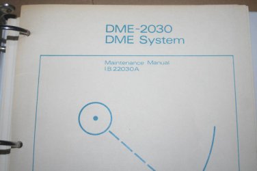 Allied Bendix King DMe-2030 DME System Maintenance manual ib22030a