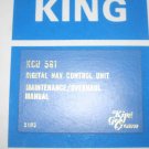 Allied Bendix King KCU-561 Digital NAV Control unit maintenance manual KCU561