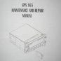 Garmin GPS165 GPS-165 Navigator Maintenance/Repair manual